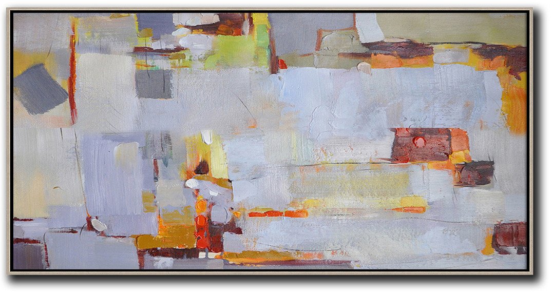 Horizontal Palette Knife Contemporary Art - Art Sites Huge